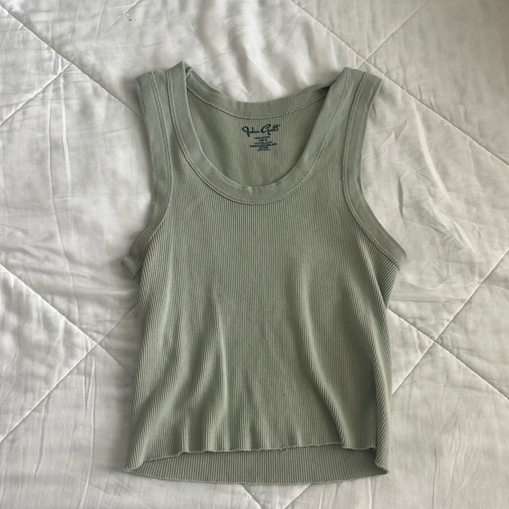 light green brandy melville tanktop